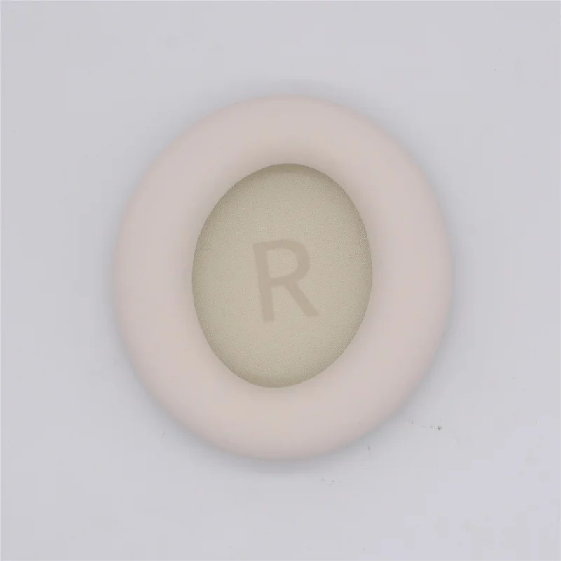 JZF-428 For Anker Soundcore Space One 1 Pair Headphone Earpads Protein Leather+Sponge Soft Earmuffs - Beige