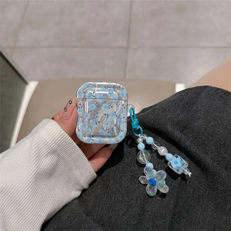 Чехол из ТПУ для AirPods с зарядным футляром (2016) / (2019) / AirPods с футляром для беспроводной зарядки (2019) с подвесом
