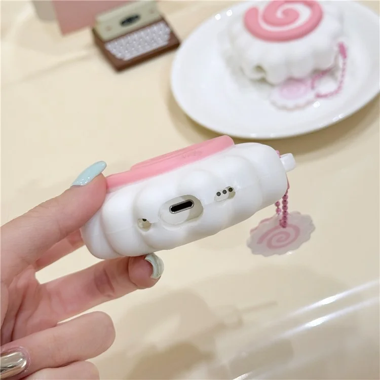 Para AirPods Pro / Pro 2 Cute Narutomaki Bluetooth Earphone Protective Cover Dust-proof Case