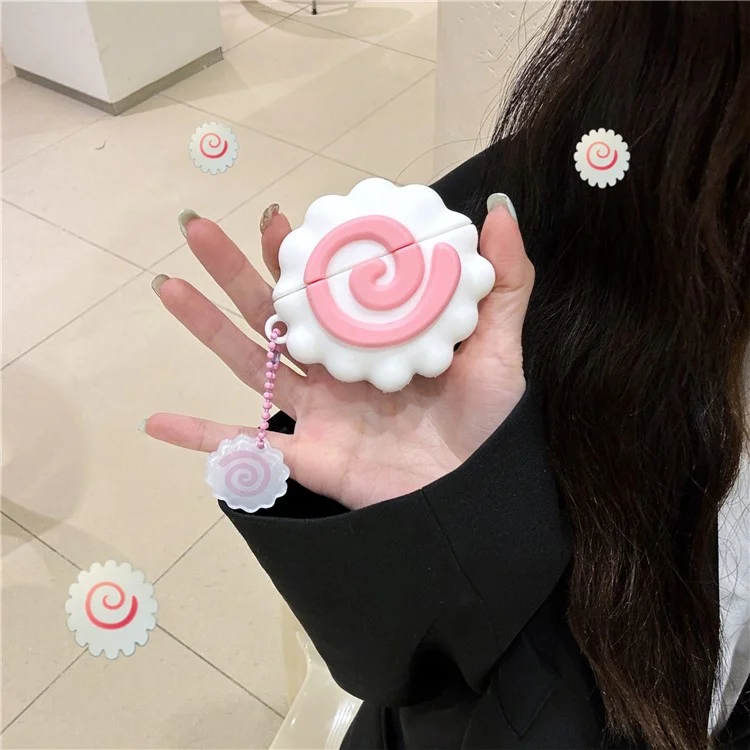 Para AirPods Pro / Pro 2 Cute Narutomaki Bluetooth Earphone Protective Cover Dust-proof Case