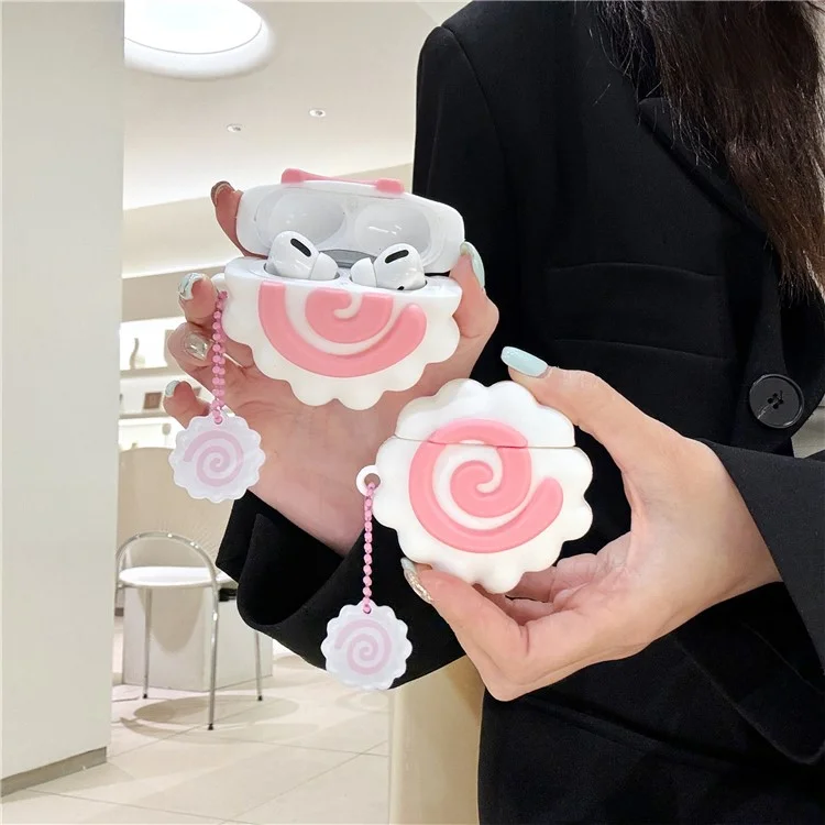 Para AirPods Pro / Pro 2 Cute Narutomaki Bluetooth Earphone Protective Cover Dust-proof Case