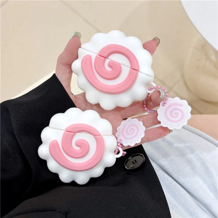 Para AirPods Pro / Pro 2 Cute Narutomaki Bluetooth Earphone Protective Cover Dust-proof Case
