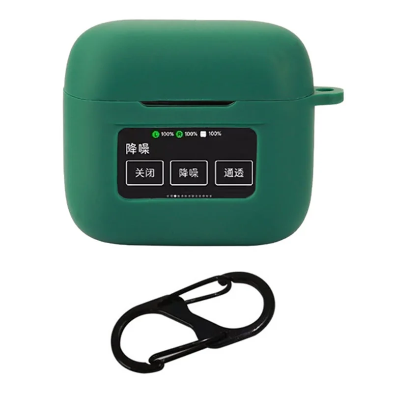Custodia antipolvere per auricolari Viken V8 wireless Bluetooth Custodia in silicone con fibbia anti-smarrimento - Verdeblu