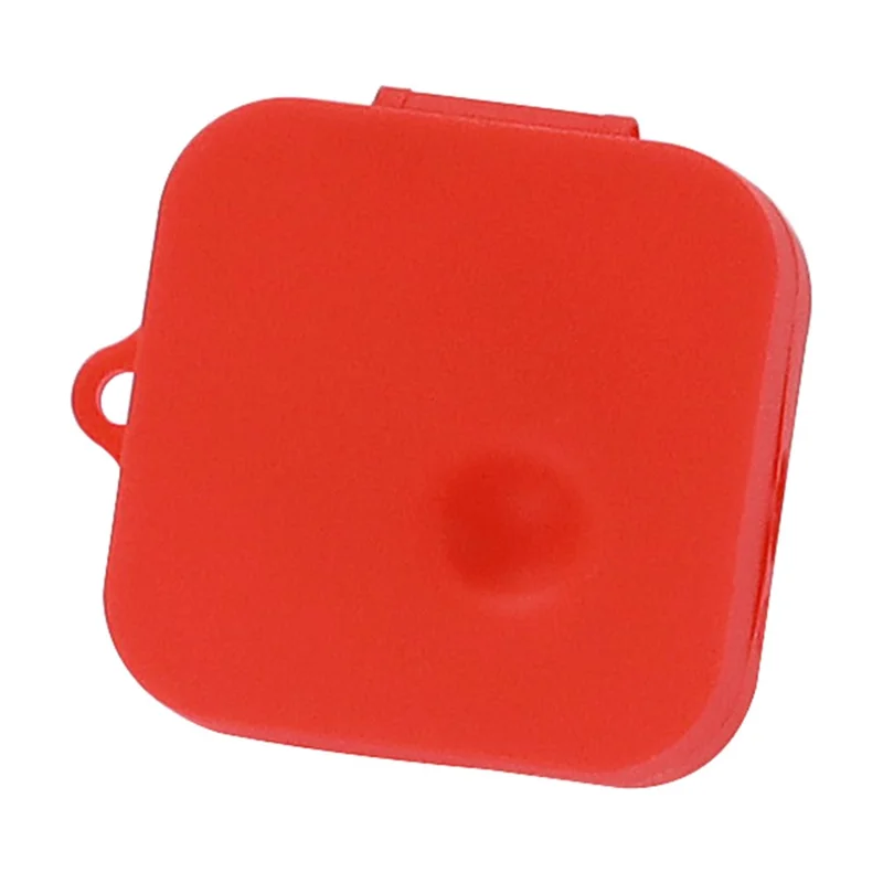 For Nothing Ear (3) Silicone Cover Wireless Bluetooth-compatible Earphone Case with Anti-lost Buckle - Red