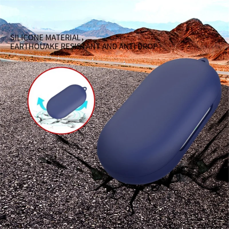 For Xiaomi OWS Earphone Cover Soft Silicone Anti-Fall Protection Sleeve - Dark Blue