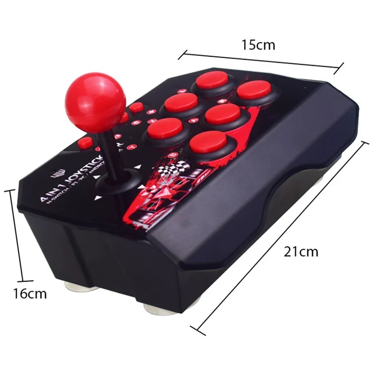 DATA FROG For Nintendo Switch / PS3 / PC / Android Retro Arcade Station Fighting Stick Game Joystick Controller USB Wired Rocker