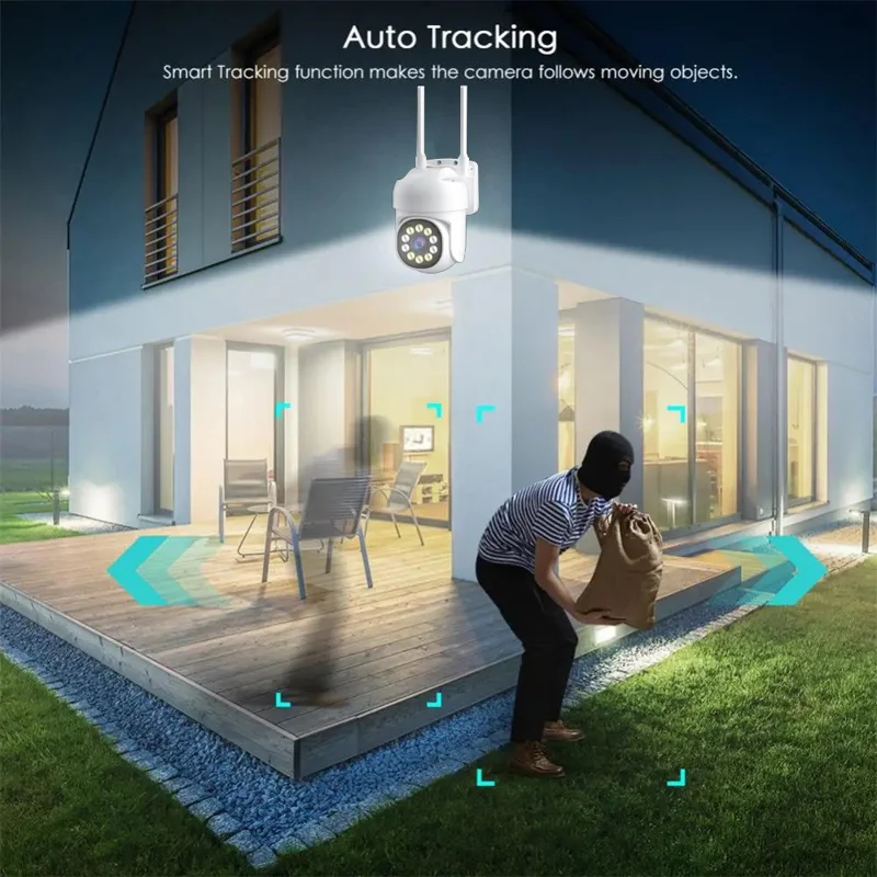 Q3 HD Night Vision Camera WiFi APP Remote Monitoring Indoor Outdoor Security Camera - US Plug