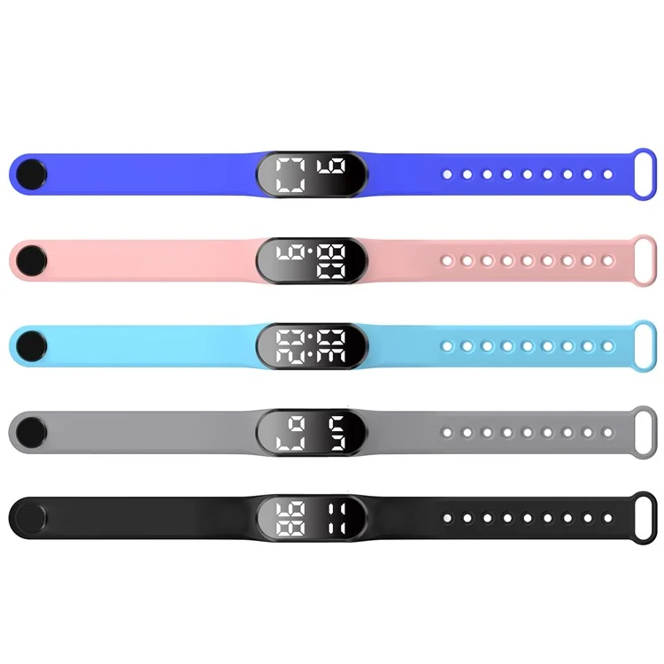 CD2-UD Sports Wristband Countdown Stopwatch Sleep Monitoring Alarm Pedometer Bracelet - Grey