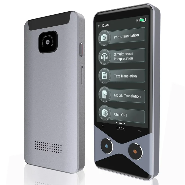 Многоязычный AI-переводчик V9000 4G WiFi с автономным переводом фотографий на 137 языков