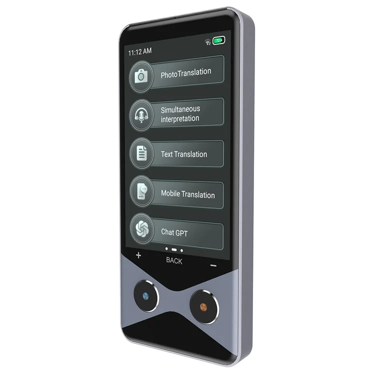 Многоязычный AI-переводчик V9000 4G WiFi с автономным переводом фотографий на 137 языков