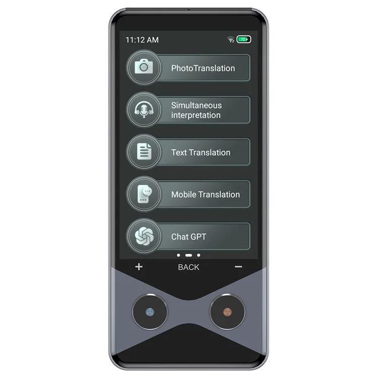 Многоязычный AI-переводчик V9000 4G WiFi с автономным переводом фотографий на 137 языков