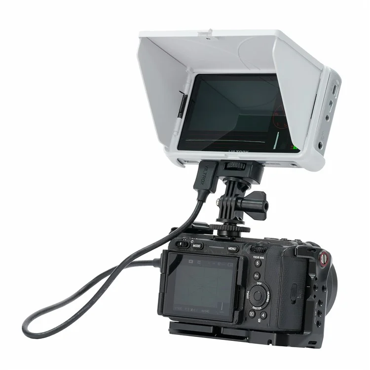 VILTROX DC-V1 Camera Field Monitor 5.5 Inch Touchscreen 400 Nits Wide Angle 3D LUT Waveform DSLR Camera Monitor