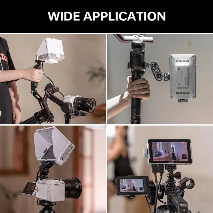 VILTROX DC-V1 Camera Field Monitor 5.5 Inch Touchscreen 400 Nits Wide Angle 3D LUT Waveform DSLR Camera Monitor