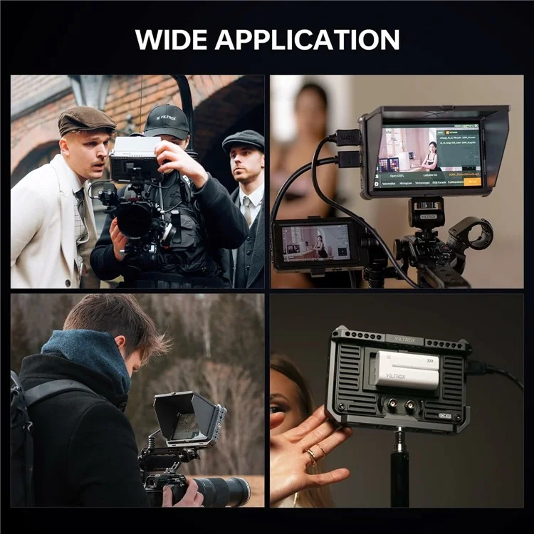 VILTROX DC-X3 DSLR-Kamera 6-Zoll-IPS-Touchscreen-Monitor 1920x1080 Full-HD 2000 Nits 3D-LUT-Display