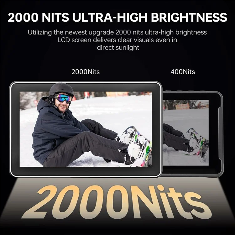 VILTROX DC-X3 DSLR-Kamera 6-Zoll-IPS-Touchscreen-Monitor 1920x1080 Full-HD 2000 Nits 3D-LUT-Display