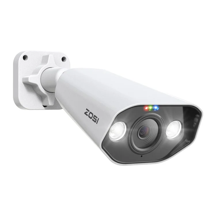 ZOSI 4K Poe Security Camera System with 2TB HDD 16CH 8MP NVR 8Pcs Poe IP Cameras for 24 / 7 Recording - US Plug
