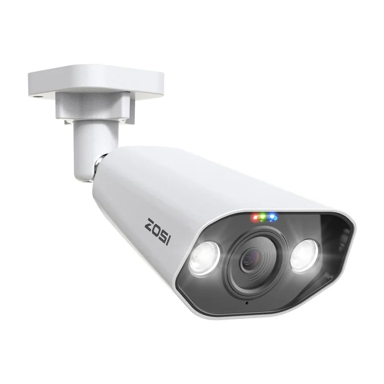 ZOSI 4K Poe Security Camera System with 2TB HDD 16CH 8MP NVR 8Pcs Poe IP Cameras for 24 / 7 Recording - US Plug