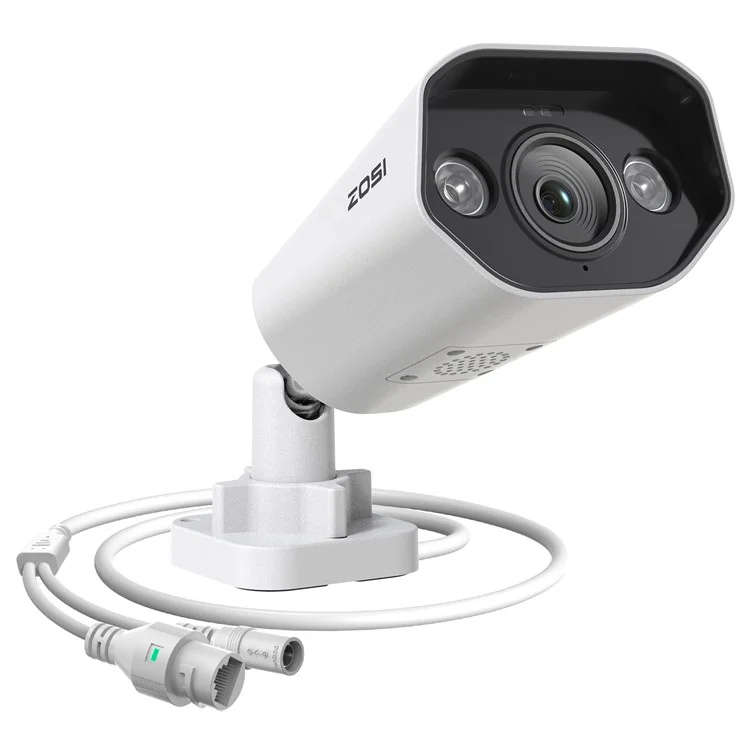 ZOSI 4K Poe Security Camera System with 2TB HDD 16CH 8MP NVR 8Pcs Poe IP Cameras for 24 / 7 Recording - US Plug