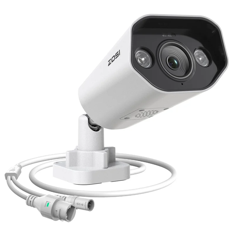 ZOSI 24CH 4K Security Camera System with 4TB HDD 16pcs Outdoor PoE Cameras 16 Port 8MP Dual Disk NVR - EU Plug