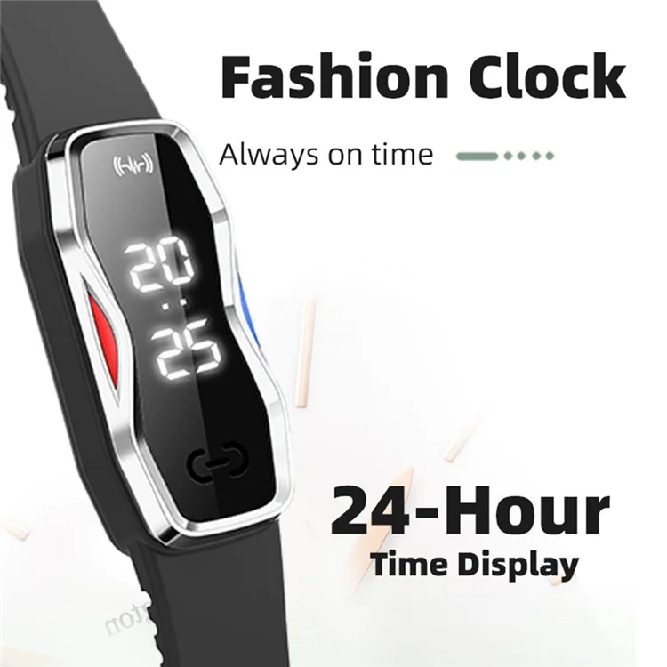 DIROSE F1 Pro Rechargeable Electronic Wristband Ultrasonic Mosquito Repellent Bracelet with Battery Display - White