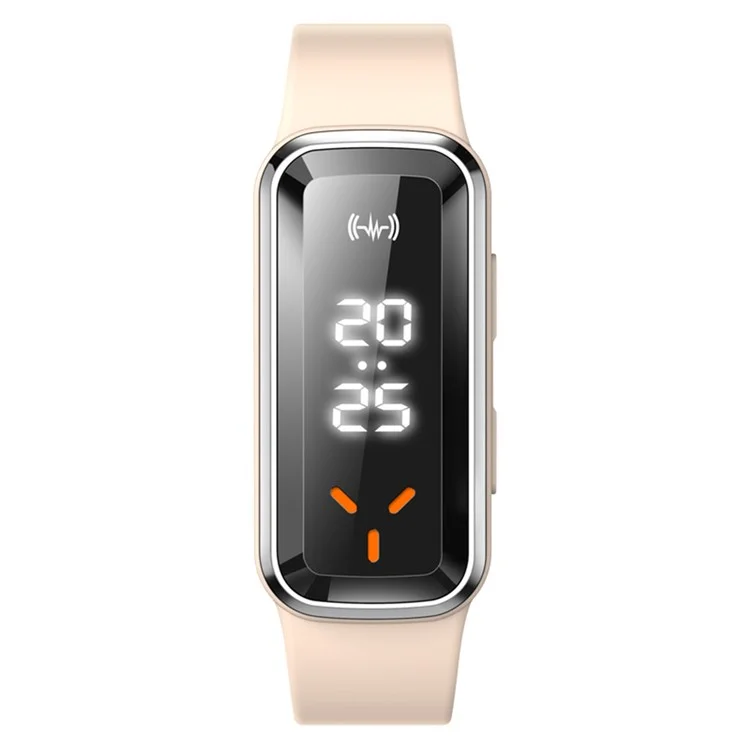 DIROSE F3 Pro Ultrasonic Mosquito Repellent Bracelet Sports Electronic Smart Wristband with Battery Display - White