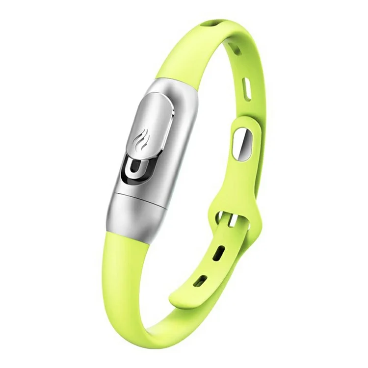DIROSE F5 Essential Oil Mosquito Repellent Bracelet Insect Protection Silicone Wristband - Green