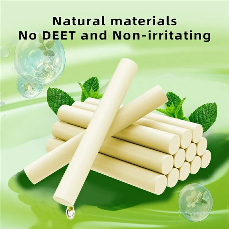 DIROSE F5 Essential Oil Mosquito Repellent Bracelet Insect Protection Silicone Wristband - Green