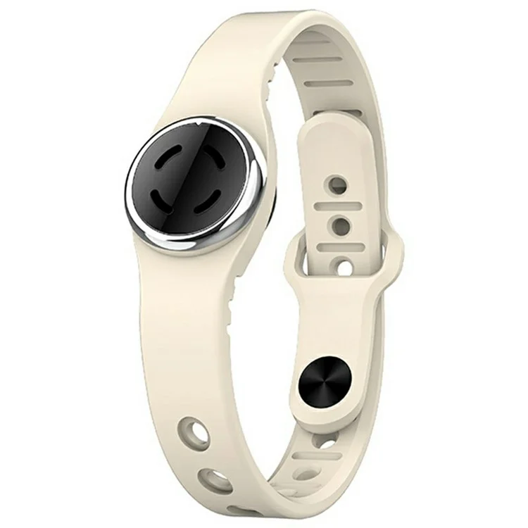 DIROSE K6 Pulsera Repelente de Mosquitos con Aceites Esenciales para Protección contra Insectos y Aromaterapia - Beige
