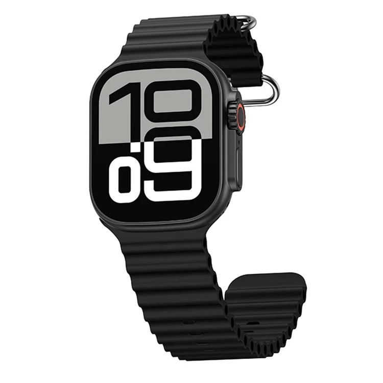 USAMS AT03 2.01 inch Smart Watch Bluetooth-Compatible Sports Tracking Voice Assistant Wristwatch for Android iOS