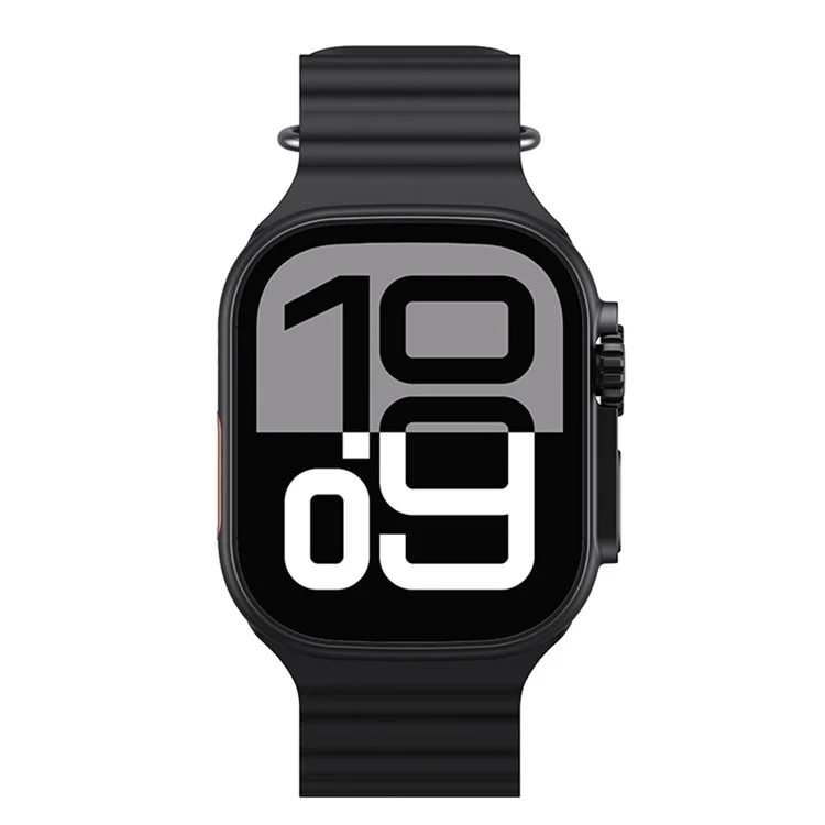 USAMS AT03 2.01 inch Smart Watch Bluetooth-Compatible Sports Tracking Voice Assistant Wristwatch for Android iOS