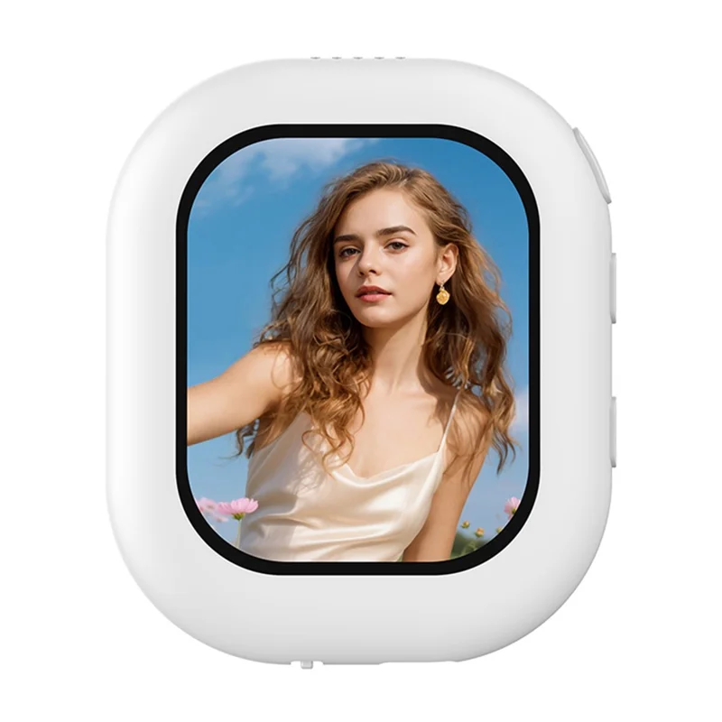 T3 Magnetic Selfie Monitor Screen for Smartphones 2.01 inch Wireless Display Rear Camera Screen Mirroring - White