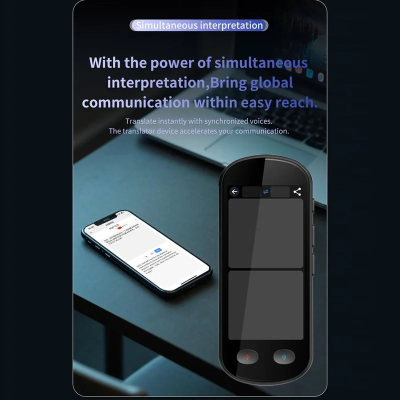 F20 Intelligent Multilingual Translator Device Real-Time Translation Device Offline Mode Supported for Travel Business Meetings