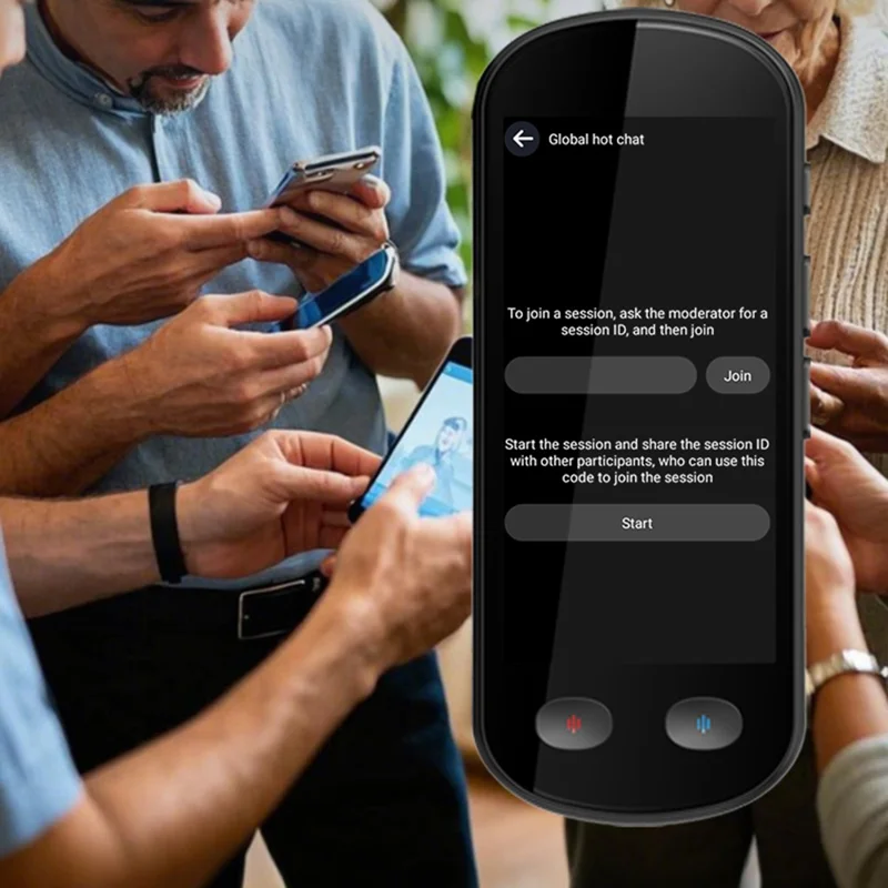 F20 Intelligent Multilingual Translator Device Real-Time Translation Device Offline Mode Supported for Travel Business Meetings