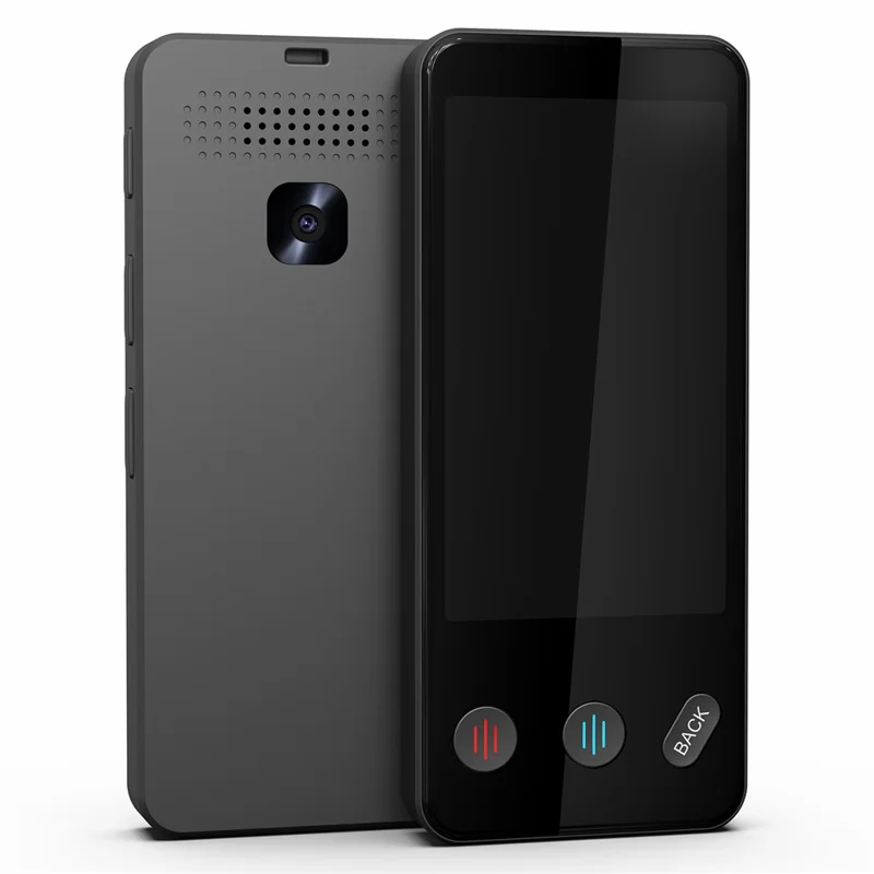 F13 Intelligent Voice Translator Offline Real-Time Translation Device for Travel Oral Language Learning - Black
