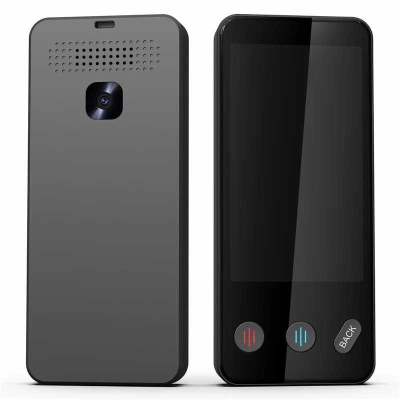 F13 Intelligent Voice Translator Offline Real-Time Translation Device for Travel Oral Language Learning - Black