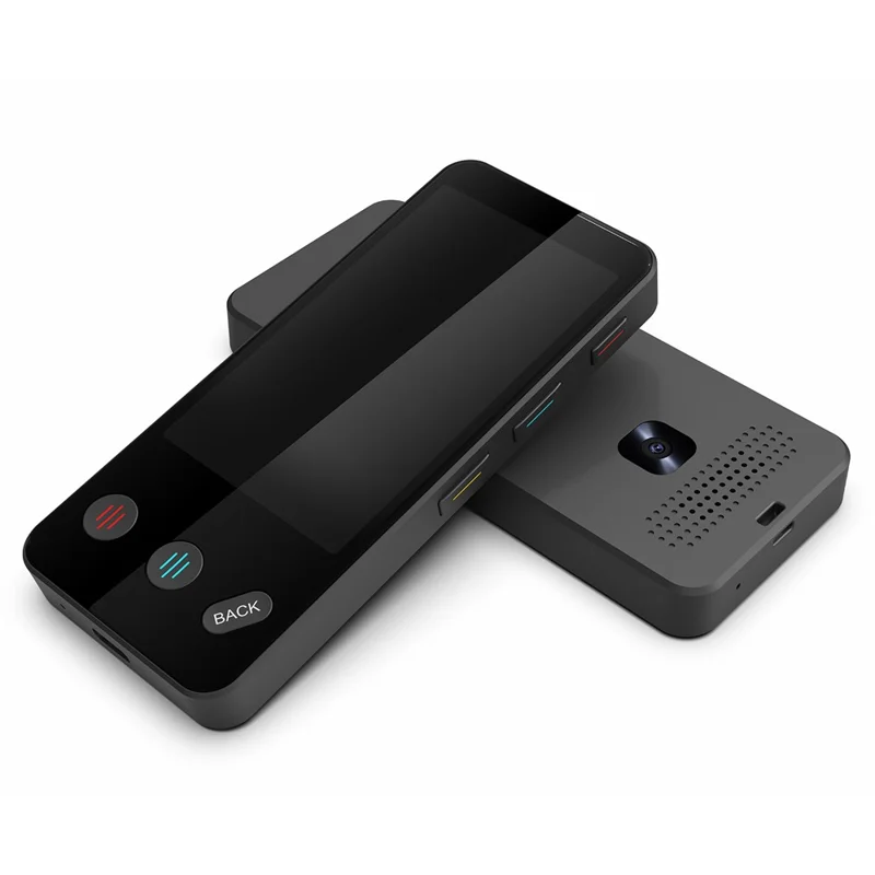 F13 Intelligent Voice Translator Offline Real-Time Translation Device for Travel Oral Language Learning - Black