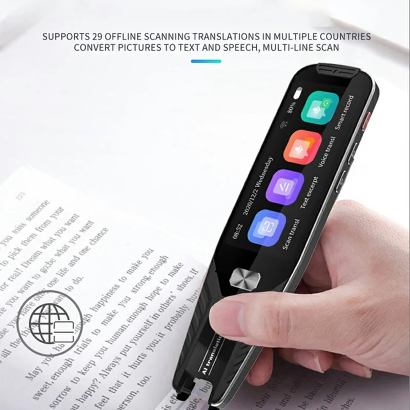 S8HT 1GB+16G 4 inch Beeldscherm Taalscan Vertaalkrul Arabisch Vietnamees Vertaalapparaat, Internationale Versie