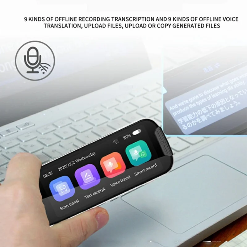 S8HT 1GB+16G 4 inch Beeldscherm Taalscan Vertaalkrul Arabisch Vietnamees Vertaalapparaat, Internationale Versie