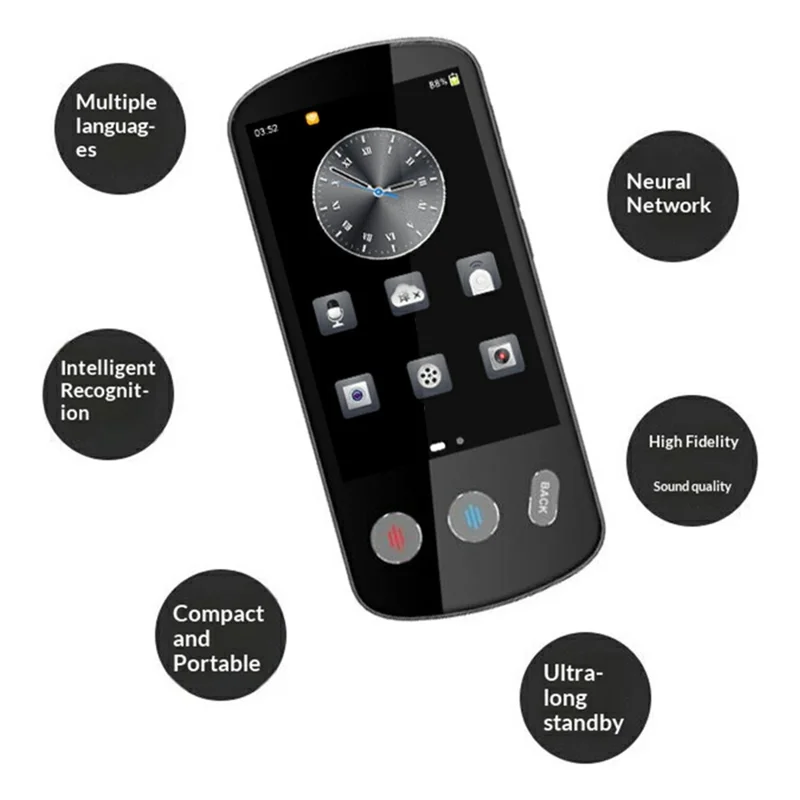 P60 Simultaneous Interpretation Translator Real-Time Precision Translation Device Supports Offline