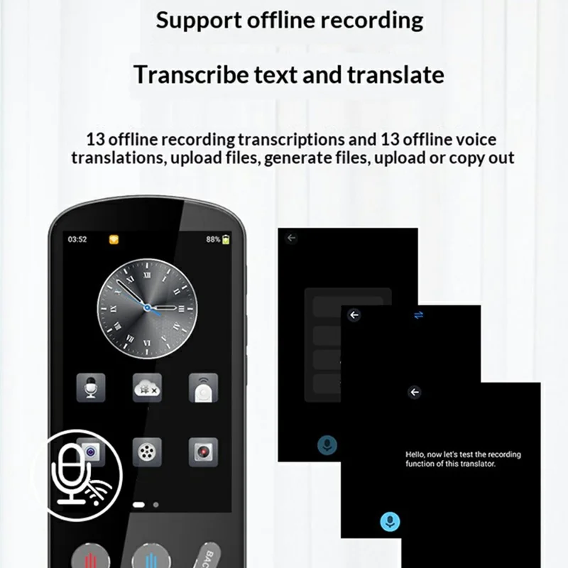 P60 Simultaneous Interpretation Translator Real-Time Precision Translation Device Supports Offline