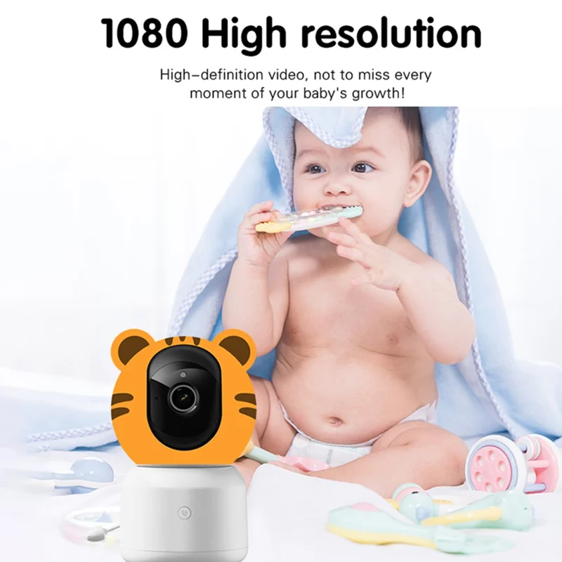 C7-A 4.5 Inch IPS Screen WiFi Baby Monitor Cry Detection Two Way Audio Night Vision Nanny Cam Built-in Lullabies