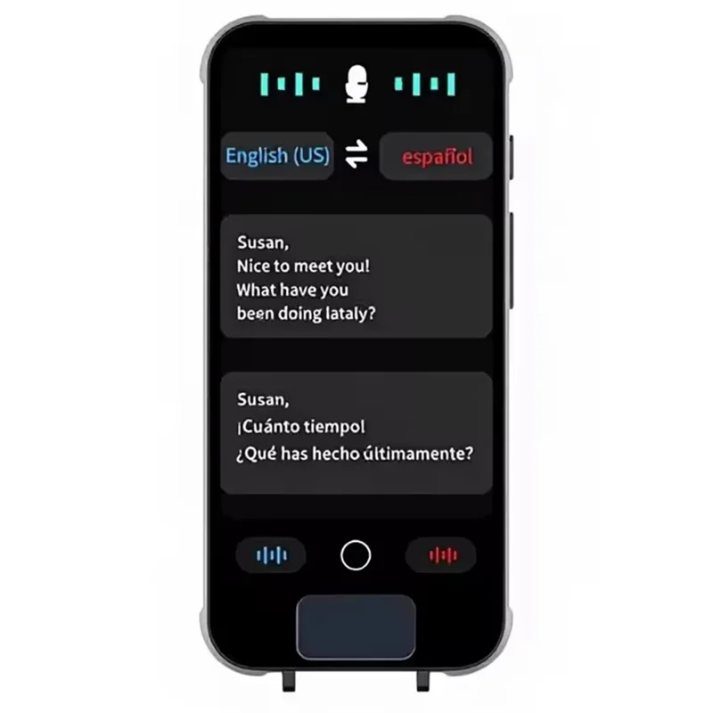 S25 PRO 3,5-Zoll-Touchscreen AI-Übersetzungsgerät mit 148 Sprachen, Sprach-, Foto- und Textübersetzer, Offline-Übersetzer