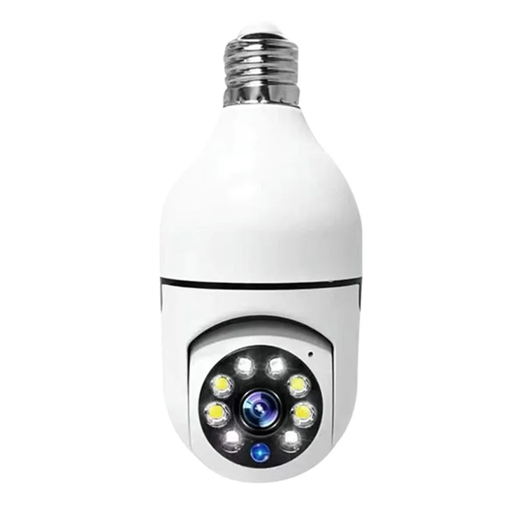 Caméra de sécurité sans fil XY-3120S Bulb Shape IP 2.4G / 4G Wifi Caméra de surveillance à domicile Appel bidirectionnel Webcam Prise en charge de la rotation panoramique HD 360 degrés
