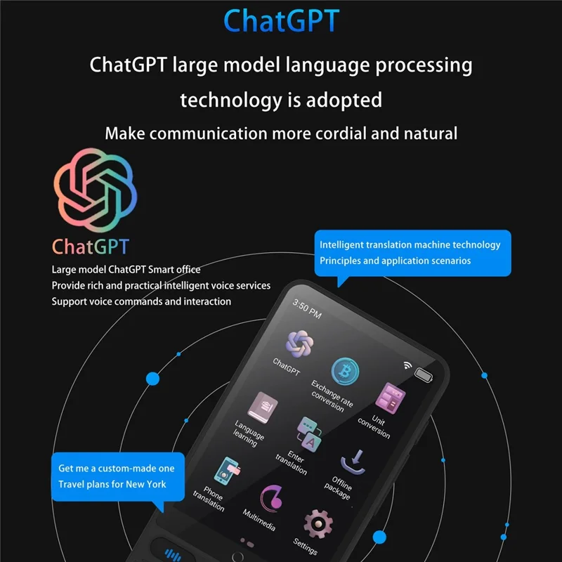 S85 Portable Language Translator 138 Languages Voice Offline Recording Translation Device