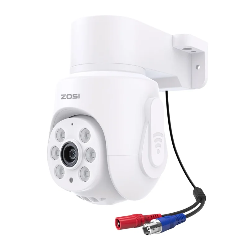 ZOSI 360 Degree Pan 90 Degree Tilt Security Camera Compatible with Zosi 2MP  /  5MP  /  8MP DVR 1080P HD TVI Outdoor Indoor Waterproof Night Vision Safety Camera