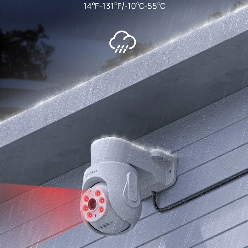 ZOSI 360 Degree Pan 90 Degree Tilt Security Camera Compatible with Zosi 2MP  /  5MP  /  8MP DVR 1080P HD TVI Outdoor Indoor Waterproof Night Vision Safety Camera