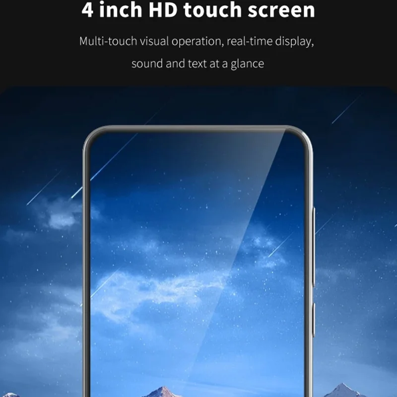 S85-Pro Language Translator 4 Inch 138 Languages Voice Video Recording Offline Translation Device for Travel Business Learning