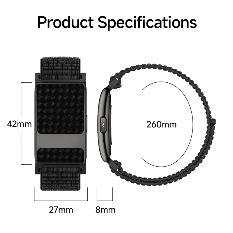 TK35 Pro Screenless Smart Band ECG Heart Rate SpO2 Body Temp Health Tracker IP68 Waterproof - Gold