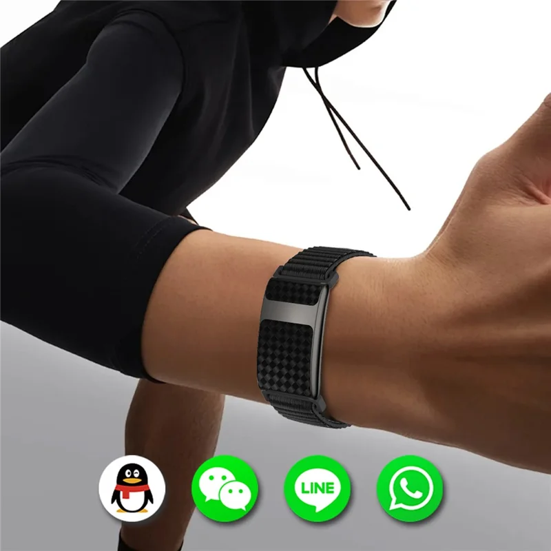 TK35 Pro Screenless Smart Band ECG Heart Rate SpO2 Body Temp Health Tracker IP68 Waterproof - Gold