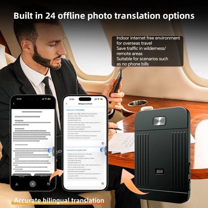 T15 AI Translator 147 Languages Online Translation Smart Transcription Mind Map for Video Call